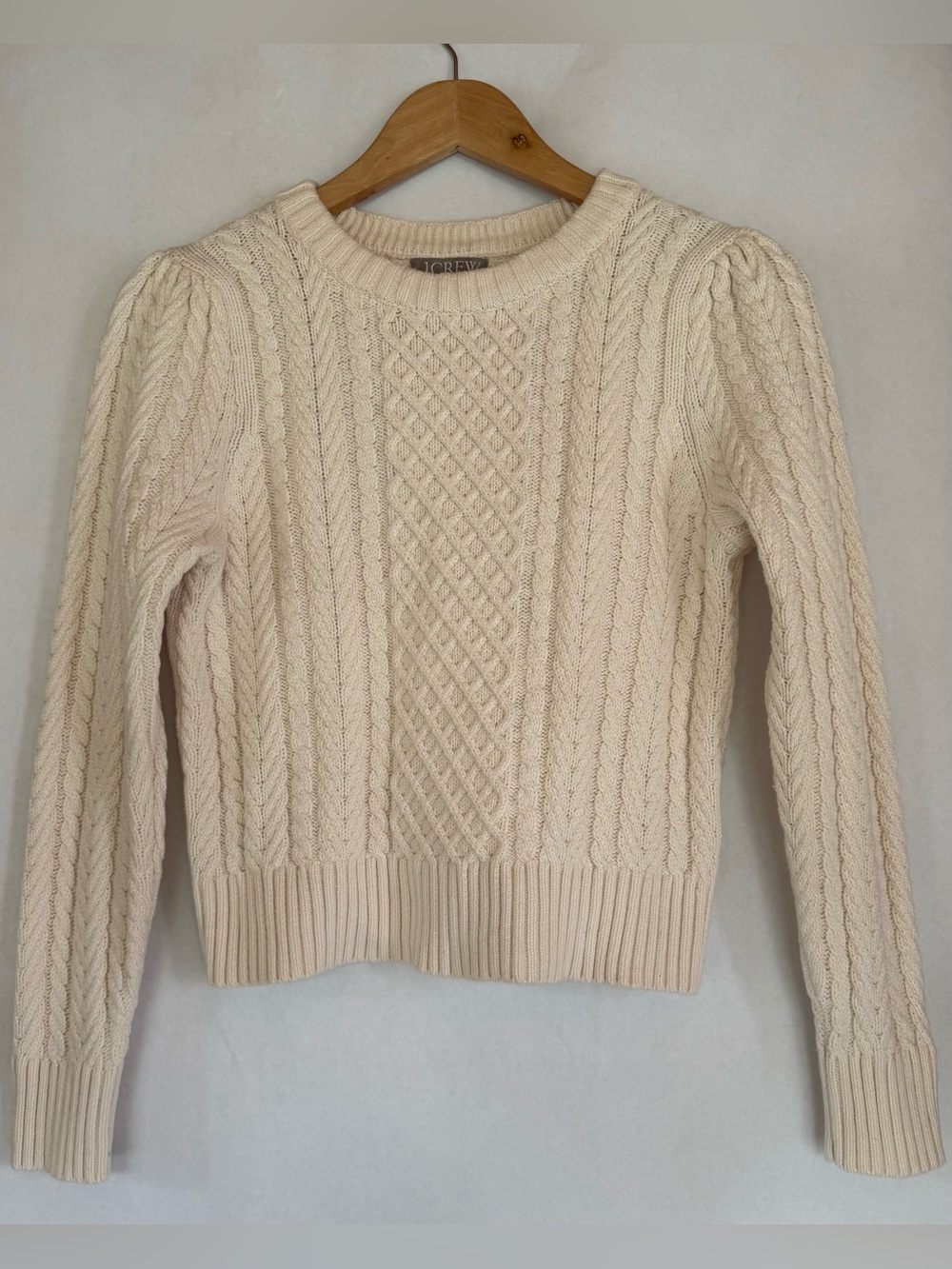 Cream Cable Knit Women's Sweater - J. Crew